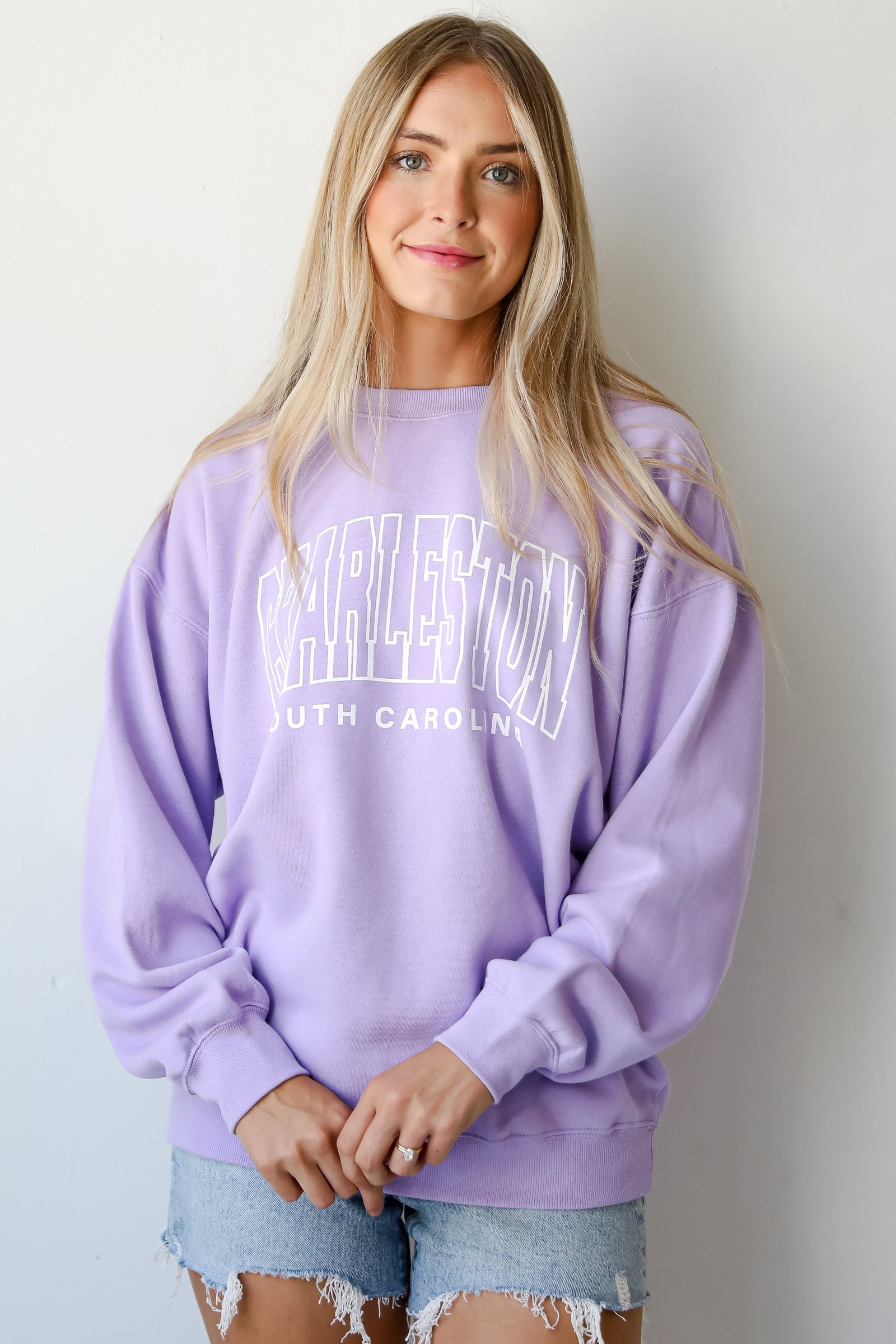 Lavender Charleston South Carolina Sweatshirt AL10