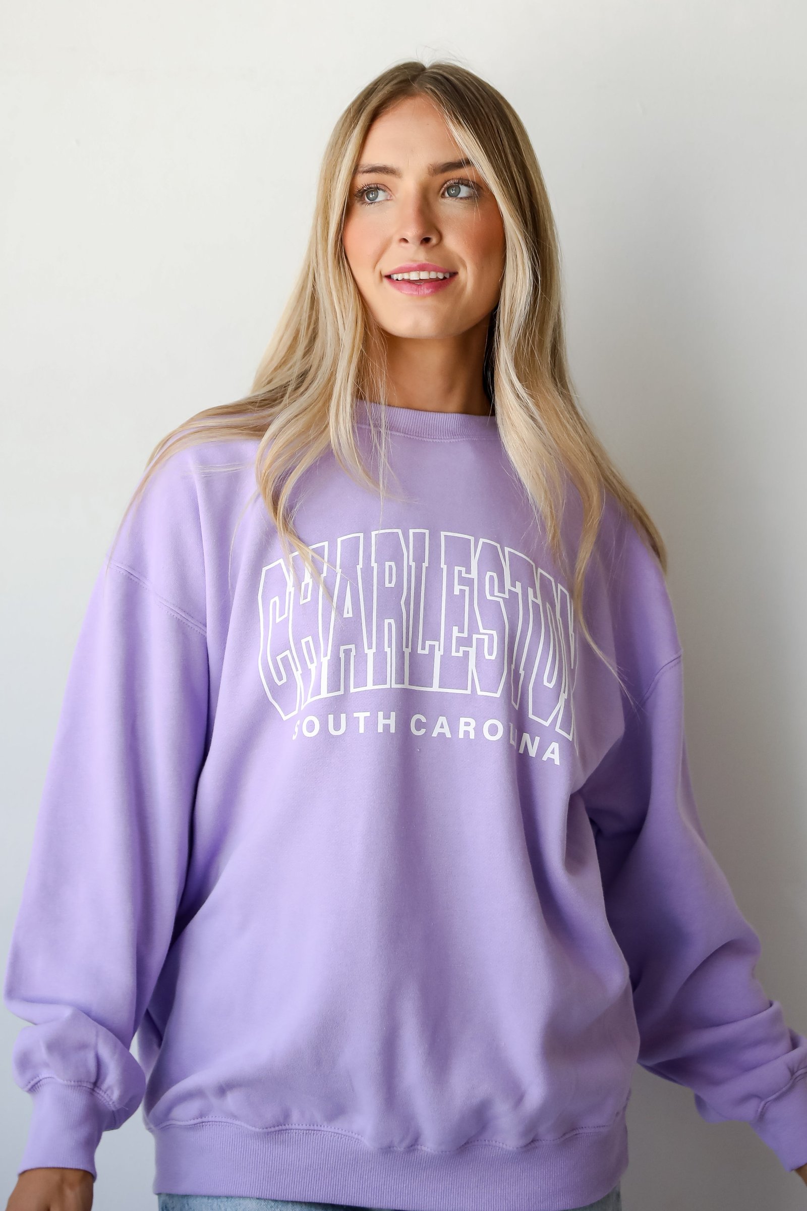 Lavender Charleston South Carolina Sweatshirt AL10