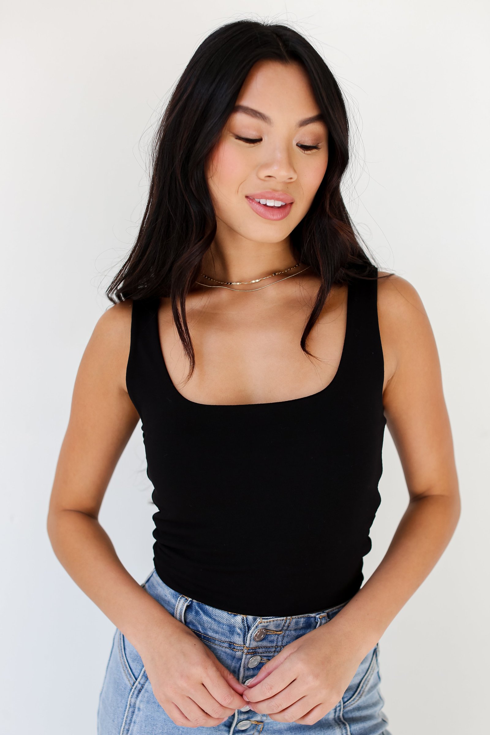 Sweet Simplicity Everyday Cropped Tank AL6