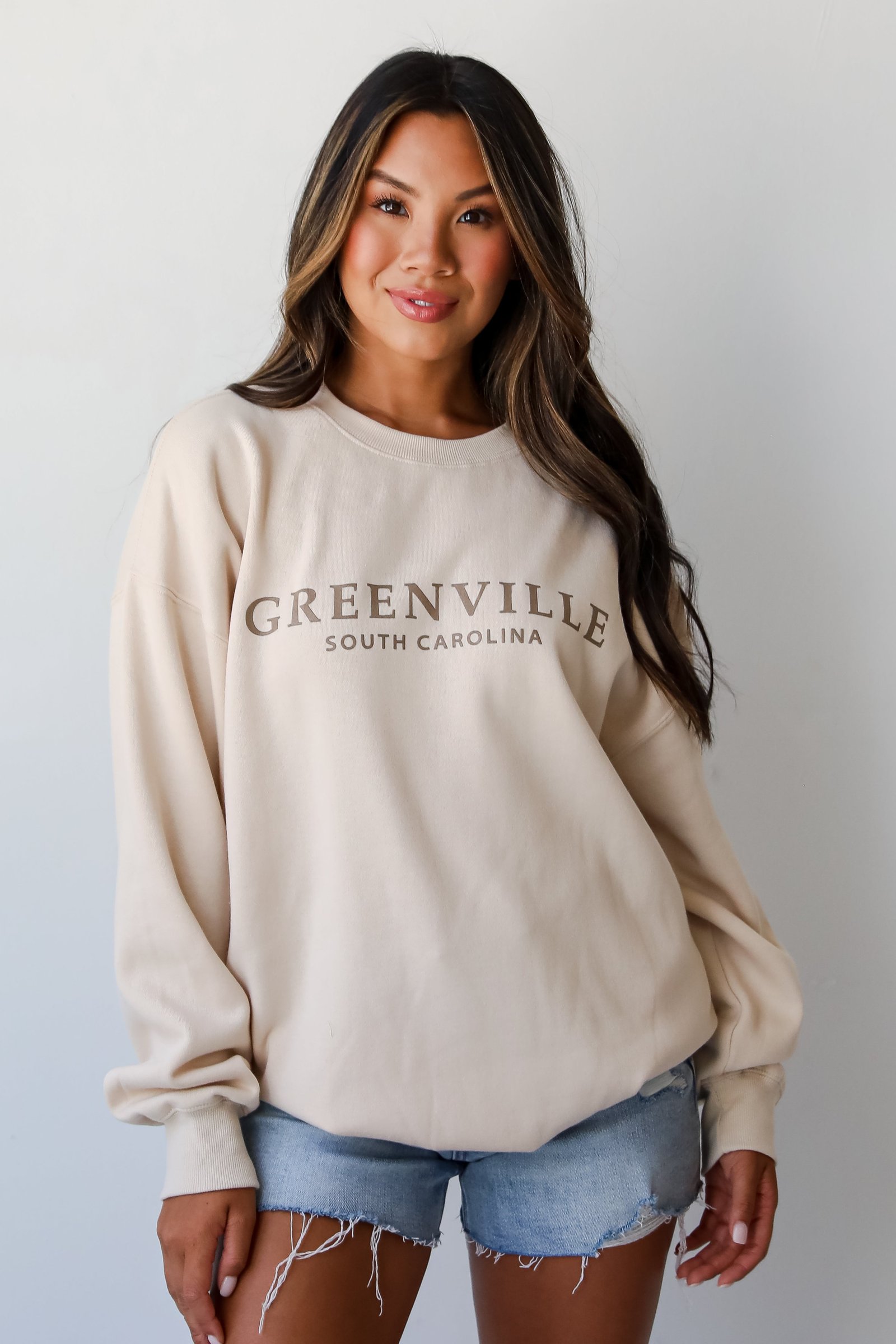 Ivory Greenville South Carolina Sweatshirt AL11